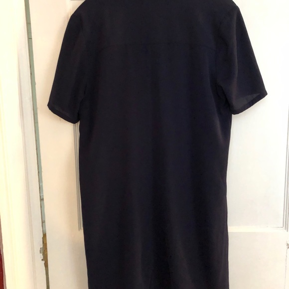 Harlowe & Graham Navy Lace Up Dress - Picture 4 of 10